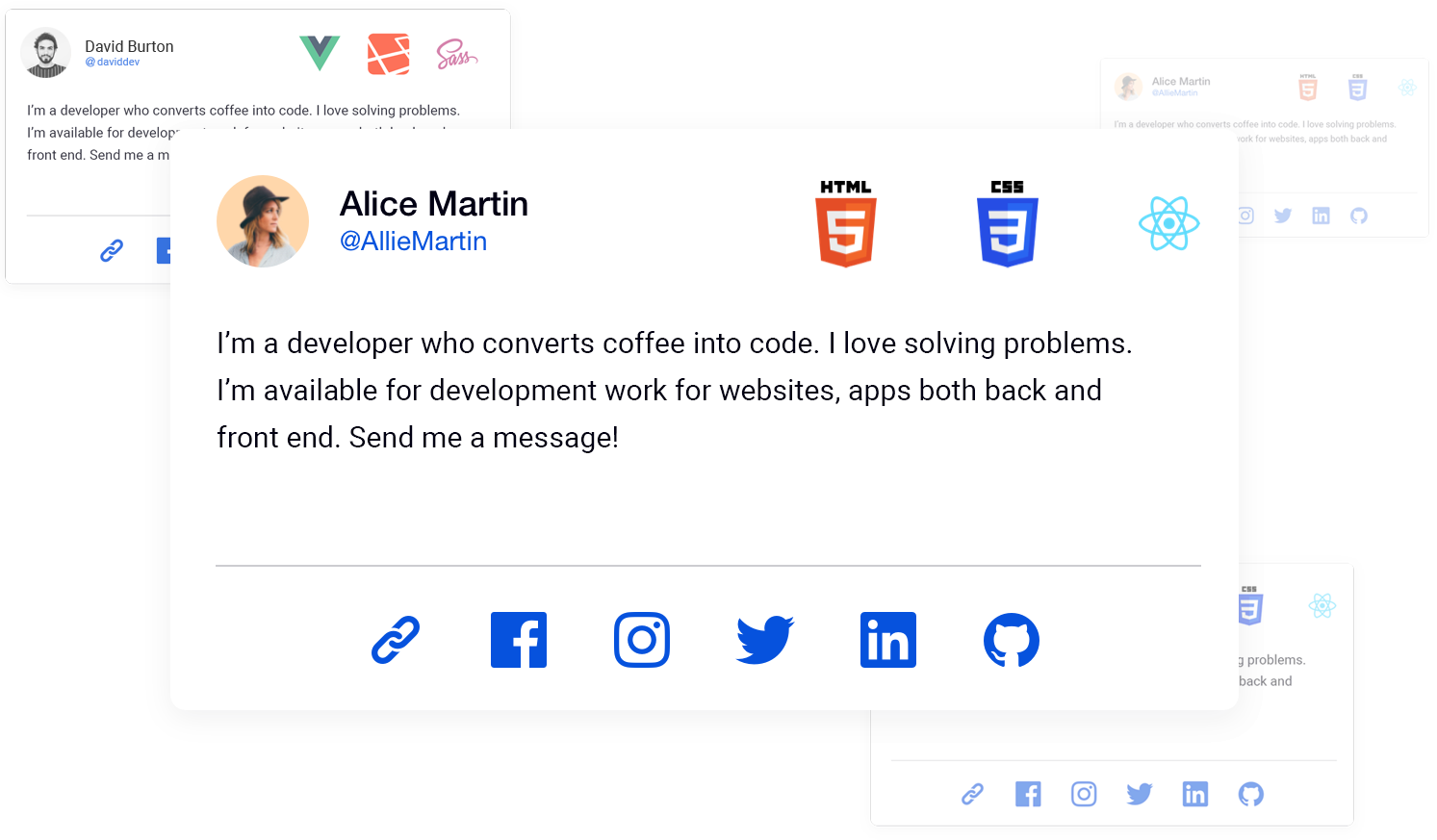 DevCard Example